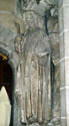 Statue de saint Jacques à la Cathédrale de Bayonne