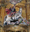 Statue de saint Jacques dans la Musée de la Cathédrale de Burgos