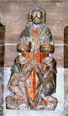 Statue de saint Jacques dans la Cathédrale N.D. à Villingen 